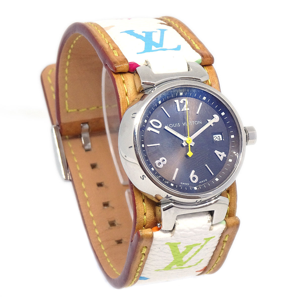 Louis Vuitton Monogram Multicolor Tambour Watch Q1211