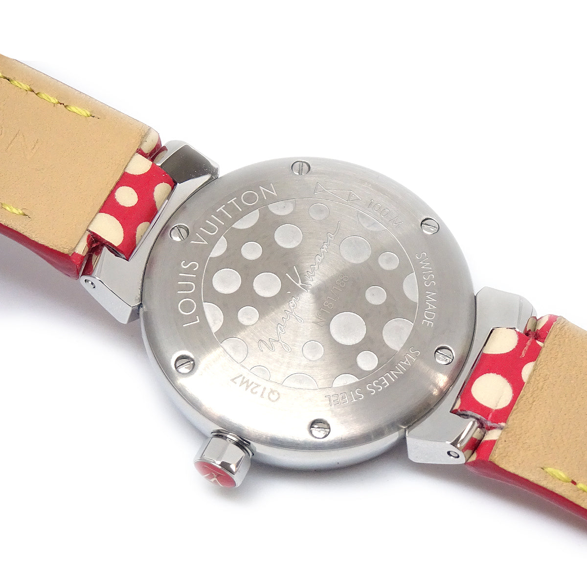 Louis Vuitton 2012 Yayoi Kusama Tambour Watch 27mm