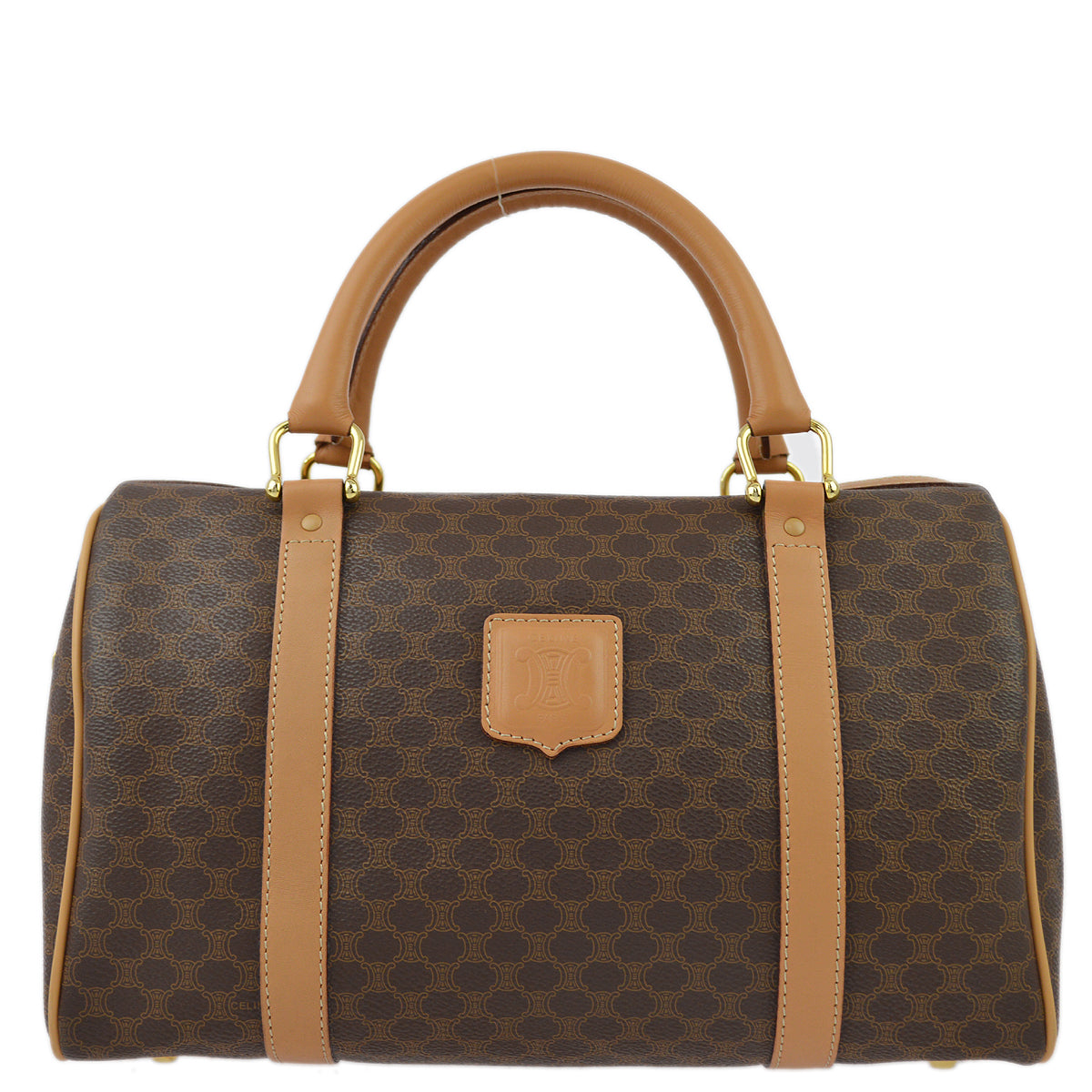 Celine Brown Macadam Handbag