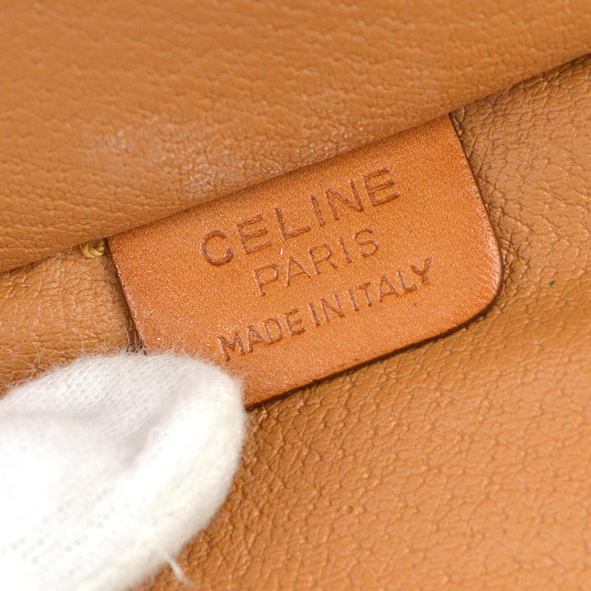 Celine Brown Macadam Handbag