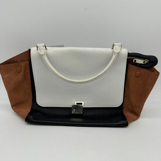 Celine Tricolor Leather Shoulder Bag Medium