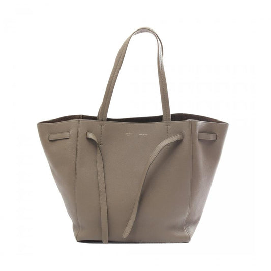 Celine Phantom Small Gray Beige Leather Shoulder Tote Bag