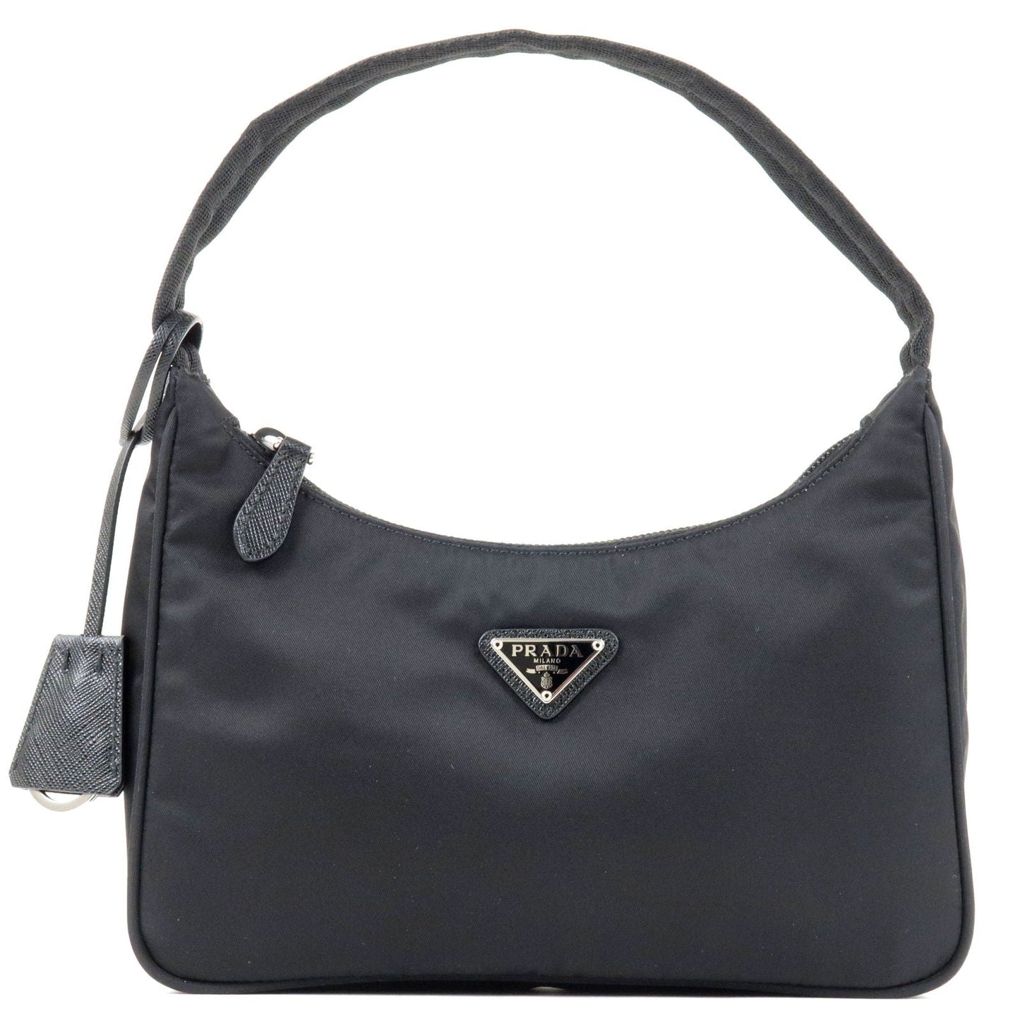 Prada Re Edition Nylon Hand Bag Pouch Black NERO 1NE515