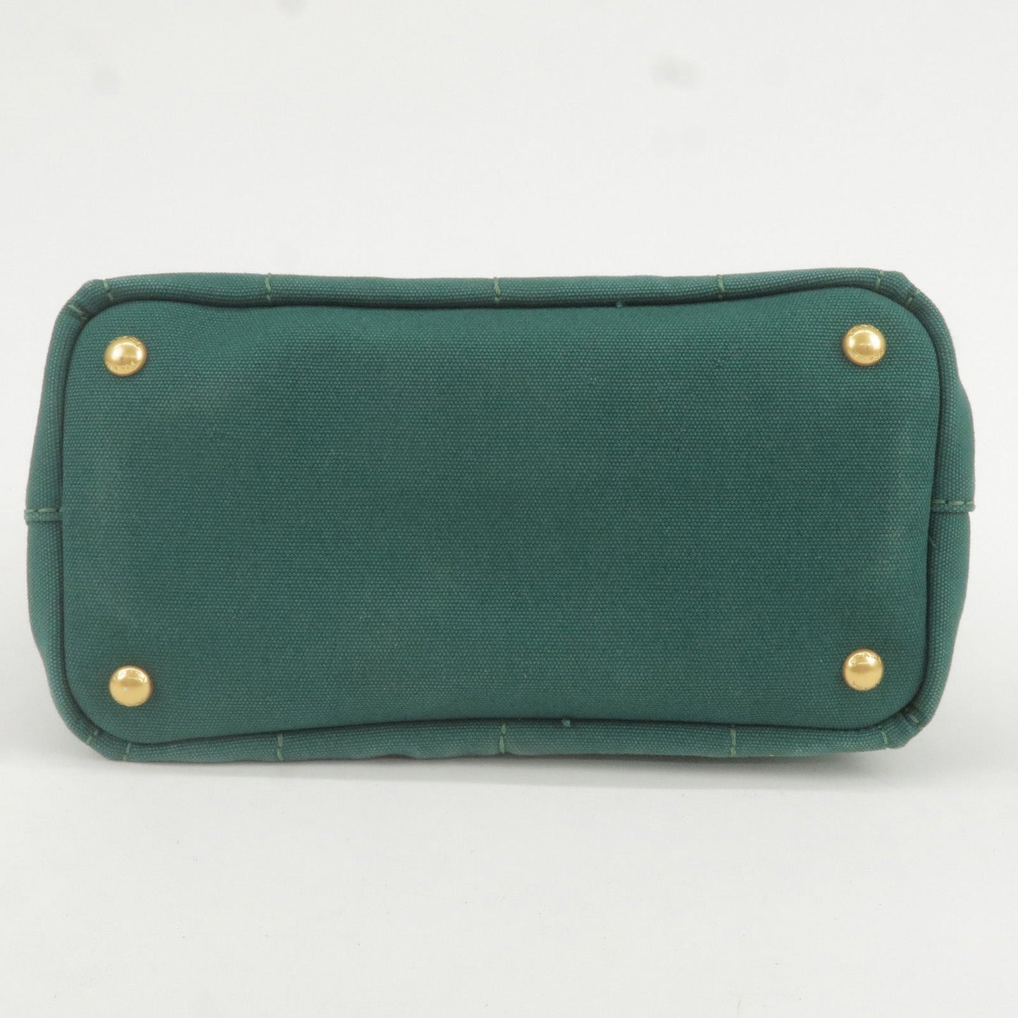 PRADA Canapa Mini Canvas 2Way Bag Shoulder Bag Green B2439G