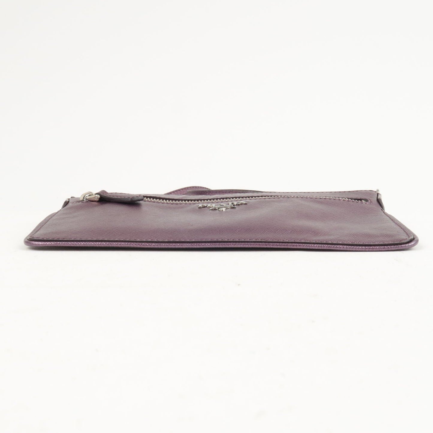 Prada Leather 2 Way Shoulder Bag Pouch Purple