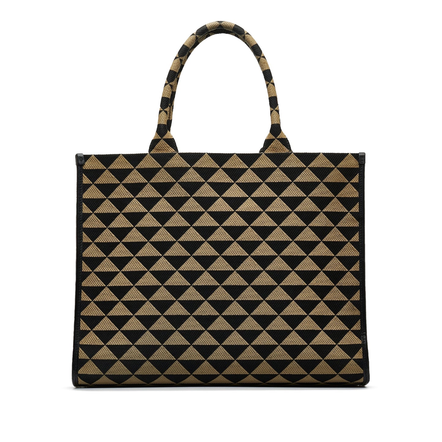 Brown Prada Symbole Triangolo Tote