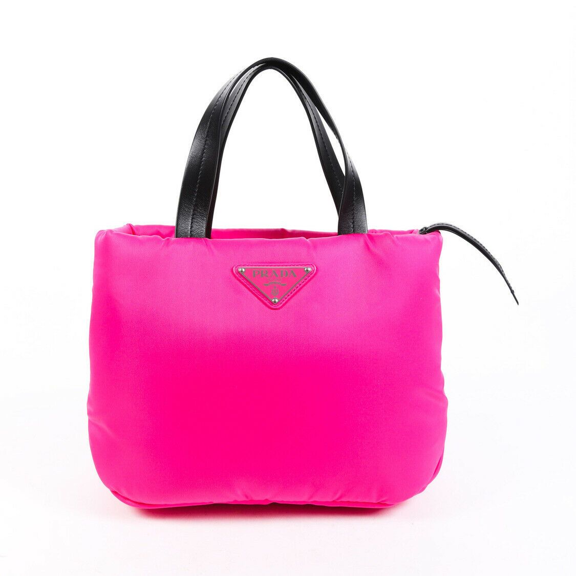 Prada Bag Small Pink Nylon Shopper Tote