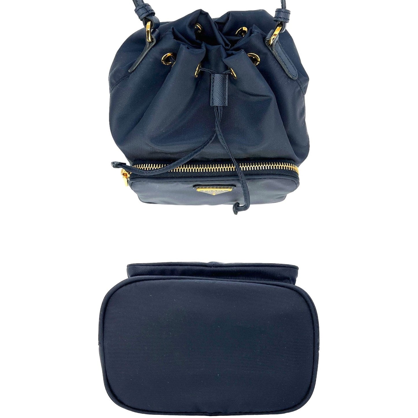 Prada Re-Nylon Duet Bucket Crossbody Bag