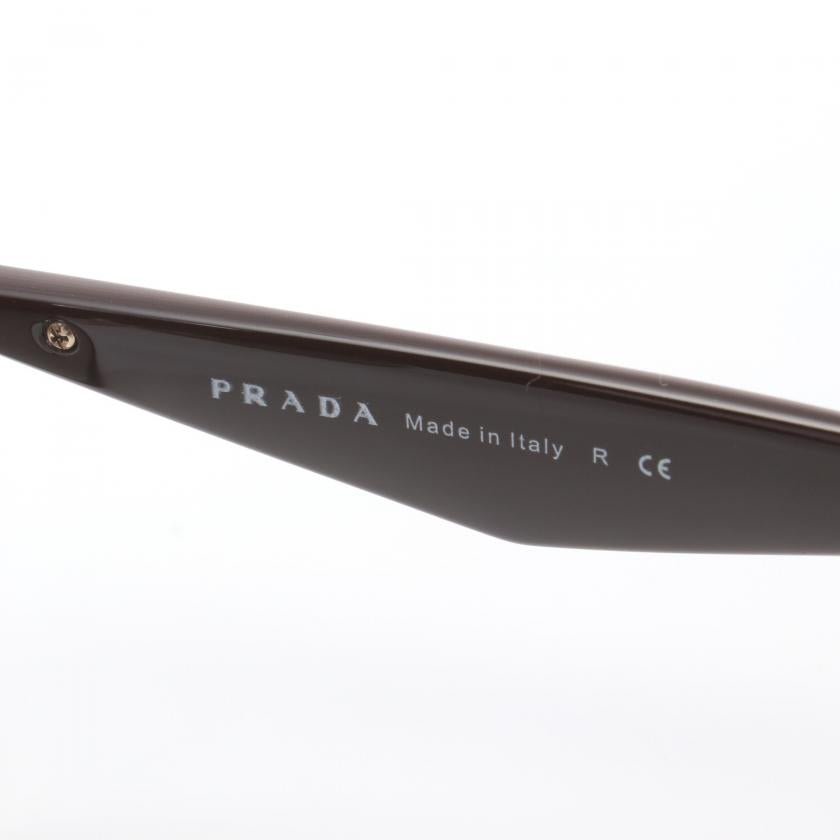 Prada Unisex Aviator Sunglasses, Gold Brown