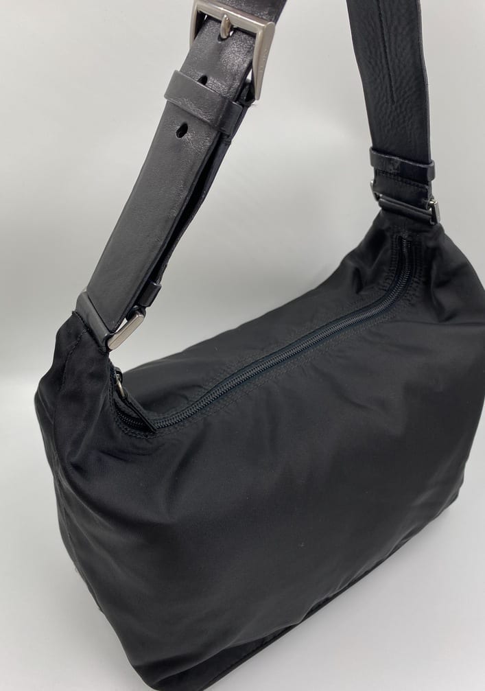 Prada Black Nylon Shoulder Bag