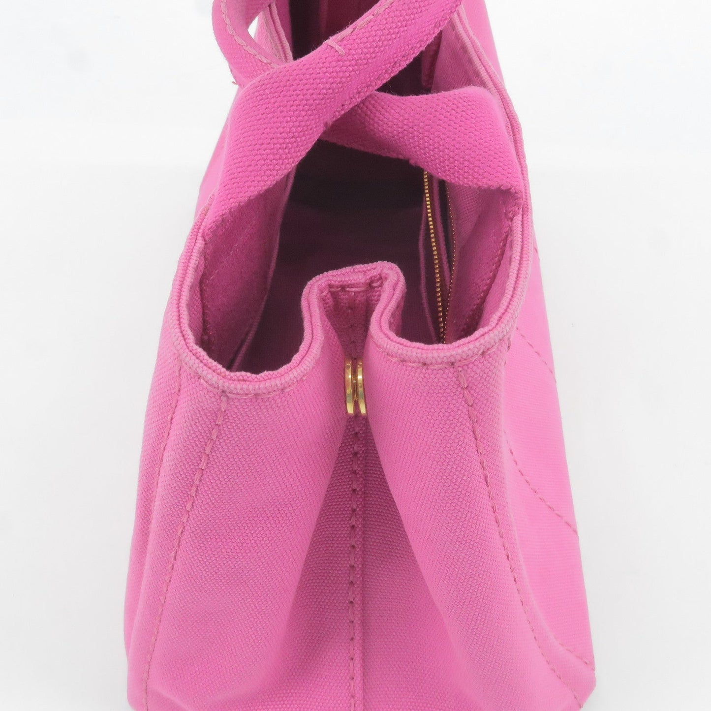 PRADA Canapa Mini Canvas Tote Bag Pink BN2439