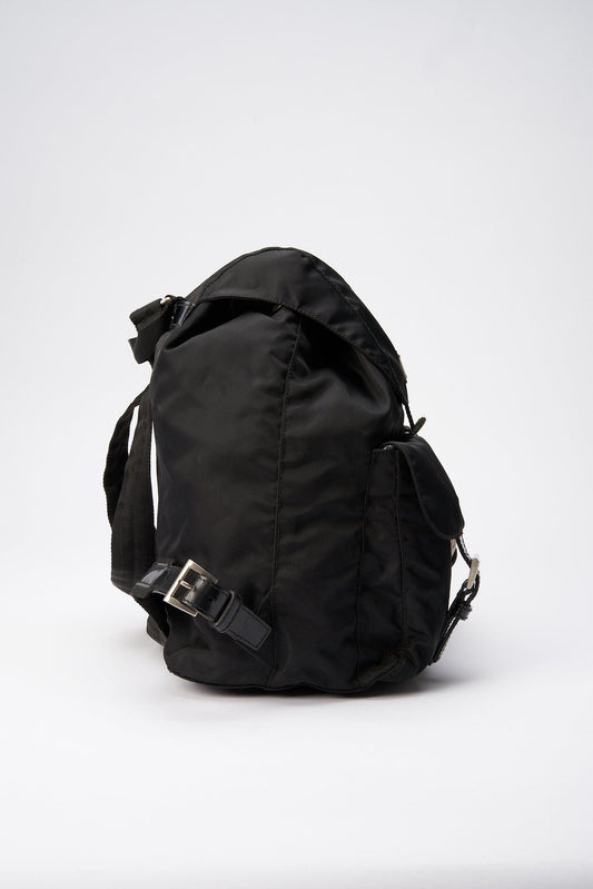 Prada Black Nylon Backpack