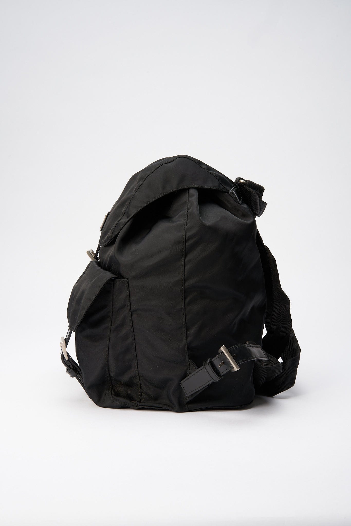 Prada Black Nylon Backpack