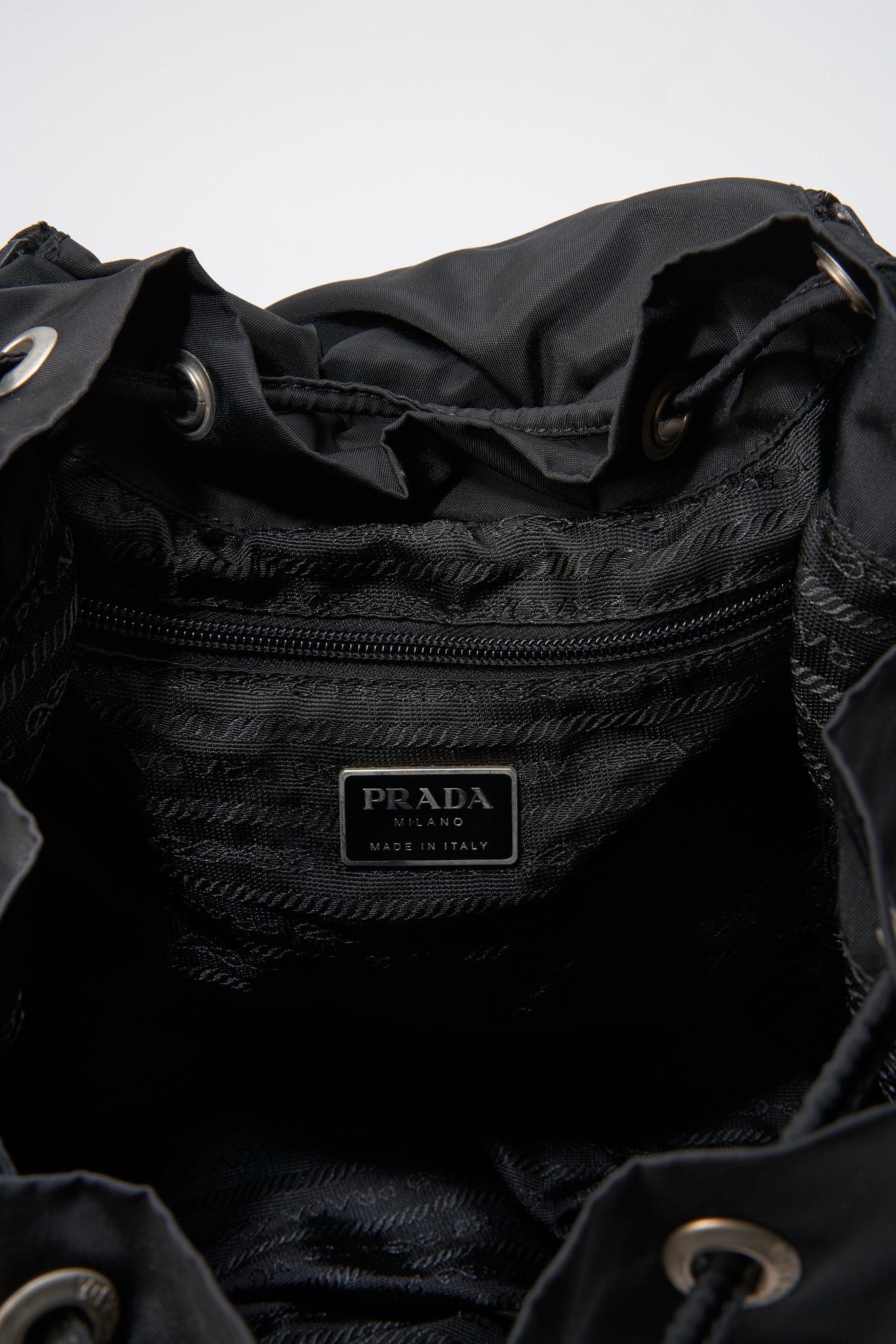 Prada Black Nylon Backpack