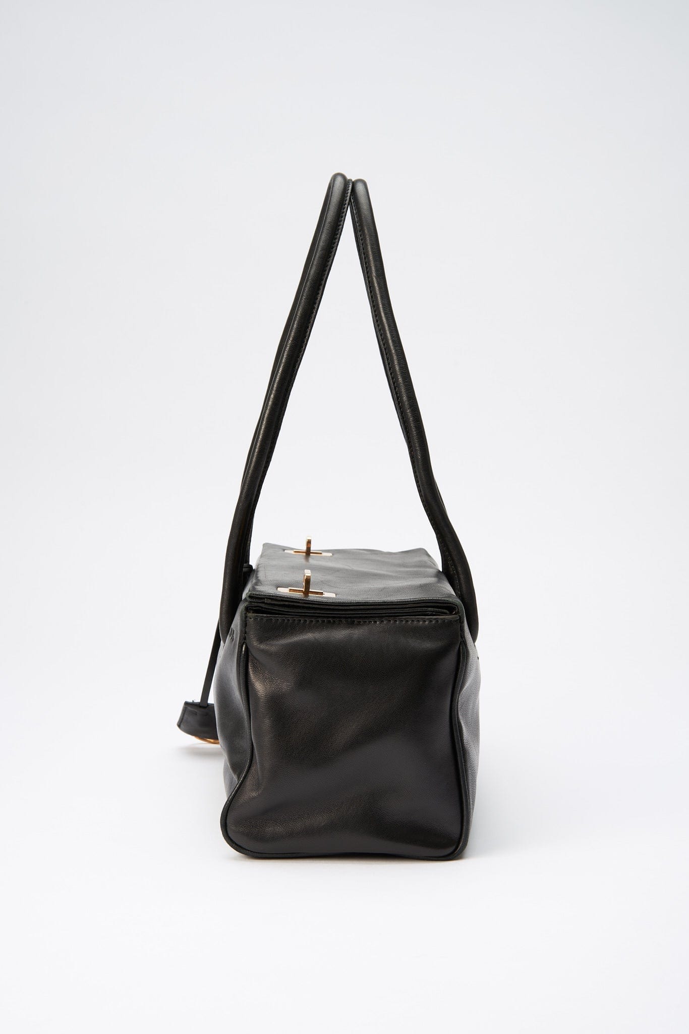 Prada Black Leather Shoulder Bag