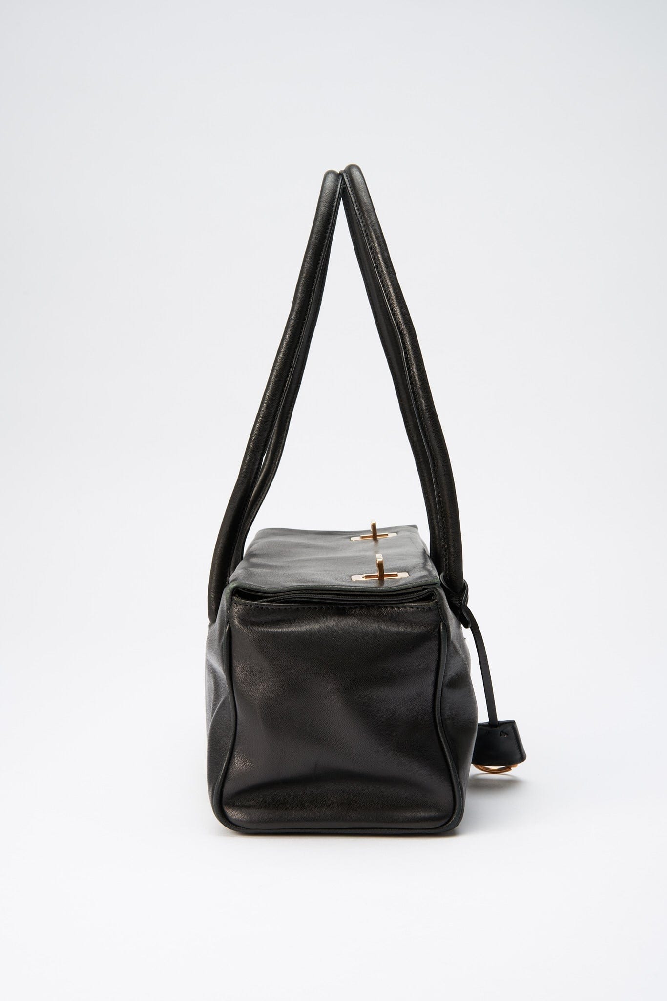 Prada Black Leather Shoulder Bag