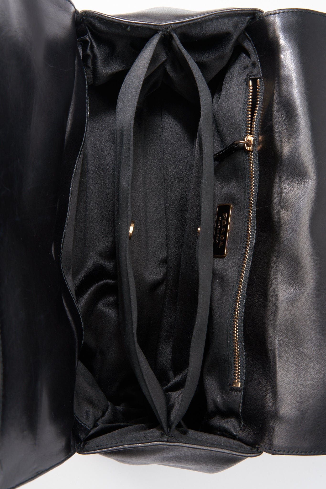 Prada Black Leather Shoulder Bag