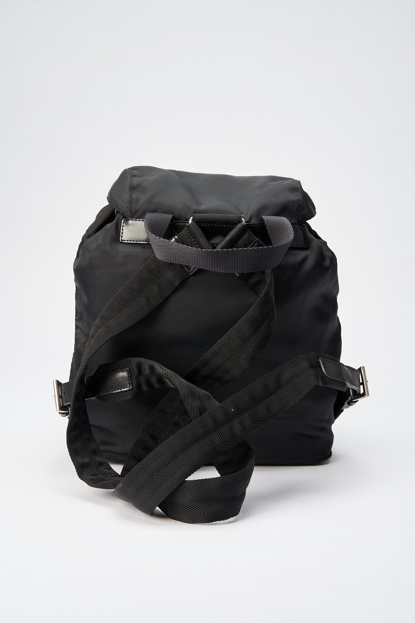 Prada Nylon Backpack - Black