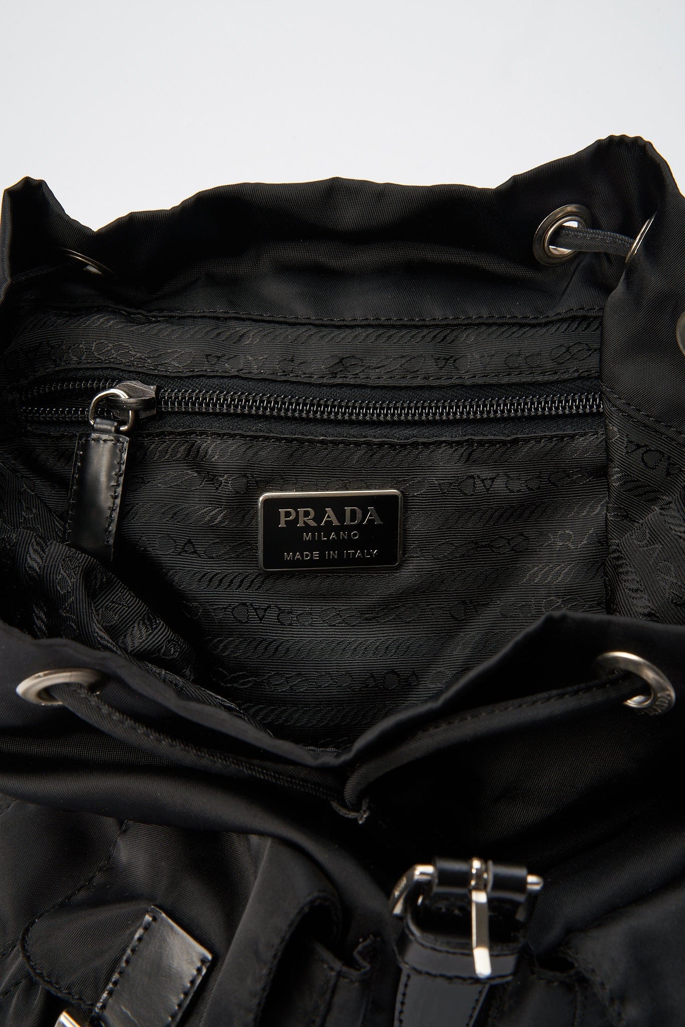 Prada Nylon Backpack - Black