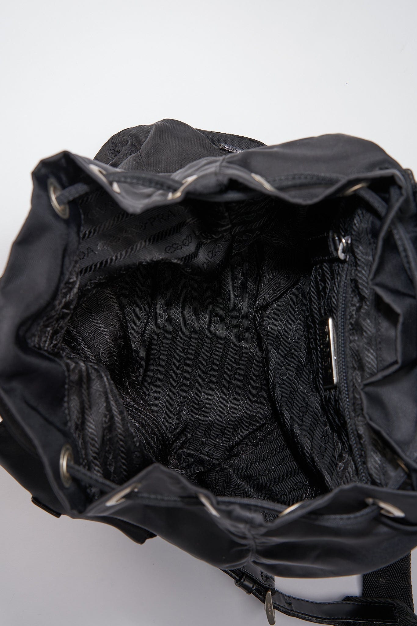 Prada Nylon Backpack - Black