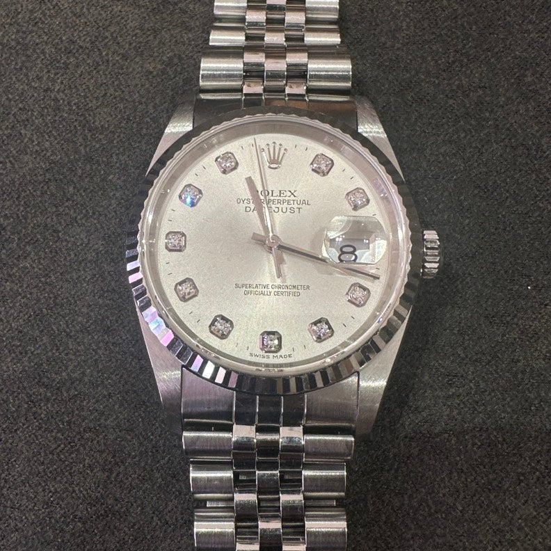 Rolex Datejust 16234 10P Diamond Watch SS/WG/AT 36mm/17cm 2257948