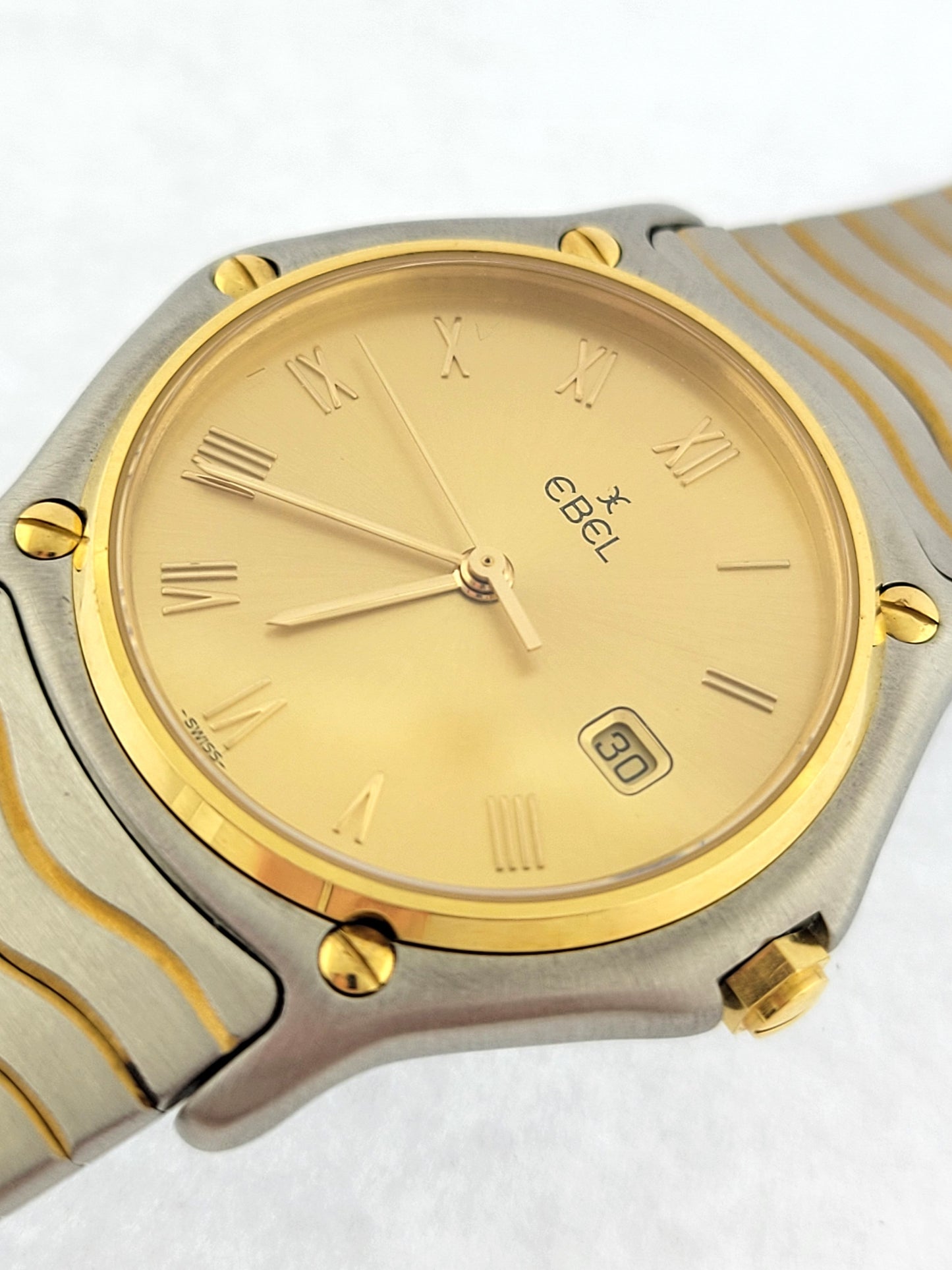 S/S Ebel Sport Wave Classic Watch Ref 183909 Circa 1990's