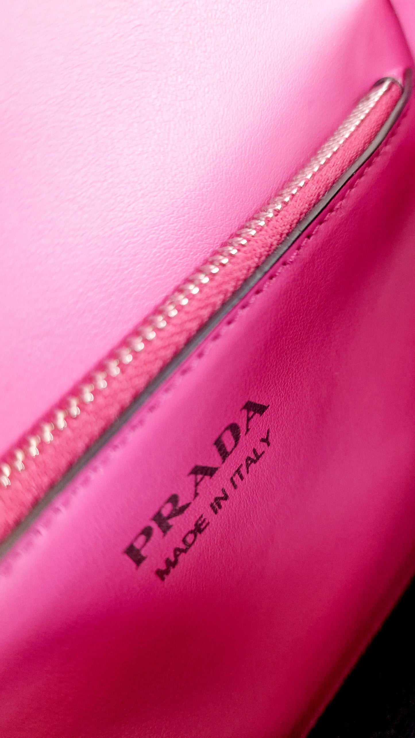 Prada Elektra Crossbody Shoulder Bag in Pink Saffiano Leather & Smooth Leather With Studs - Clutch Rivets Flap Bag - Prada 1BD121