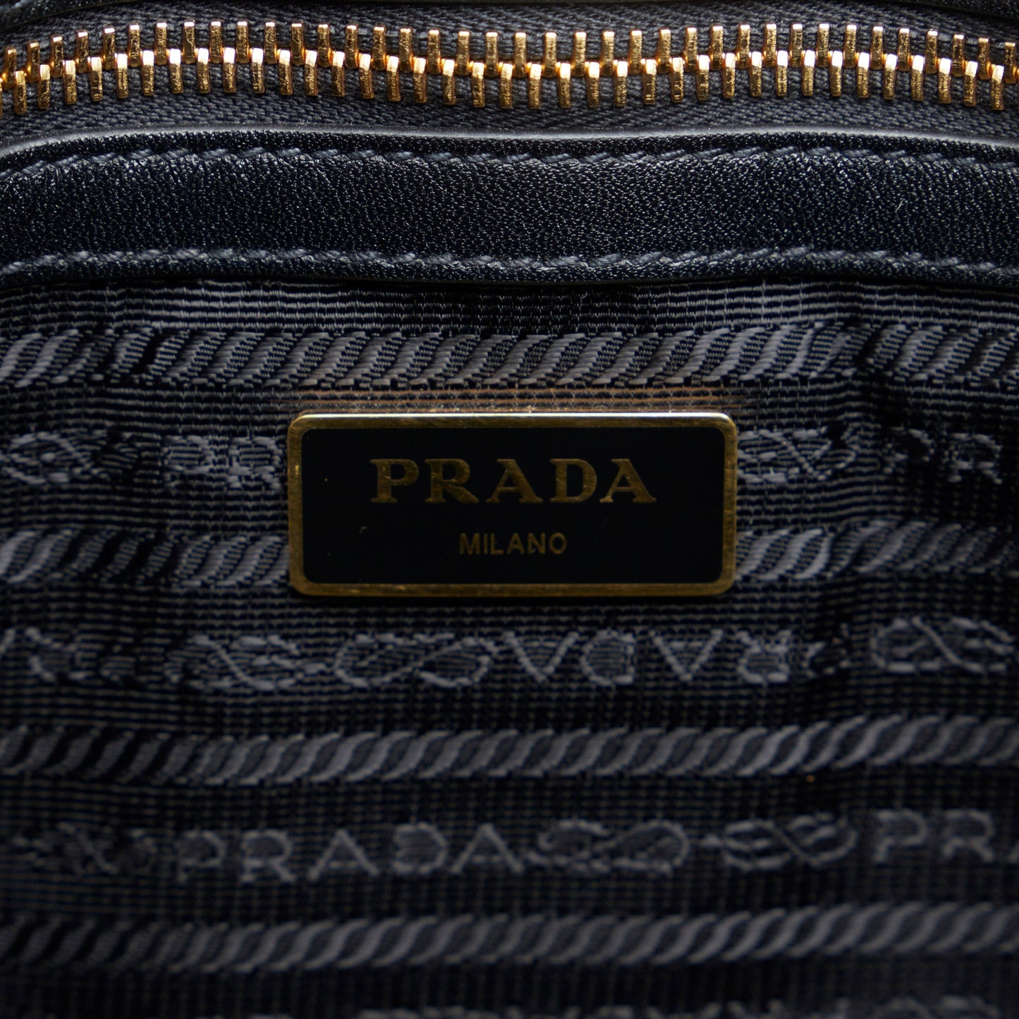 Prada Saffiano Black Soft Calfskin