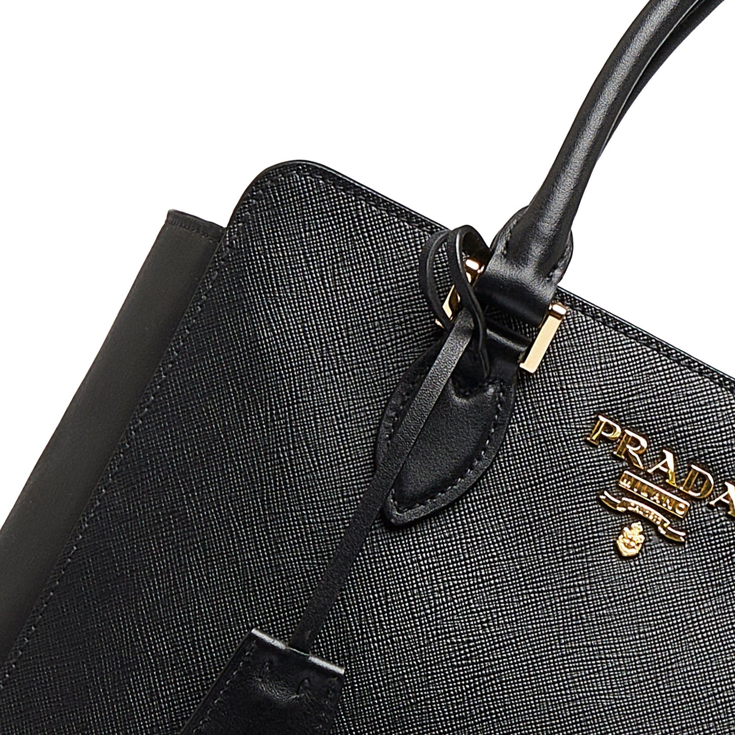 Prada Saffiano Black Soft Calfskin