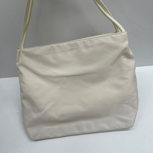 Prada Nylon Creamy White Tessuto City Tote Bag