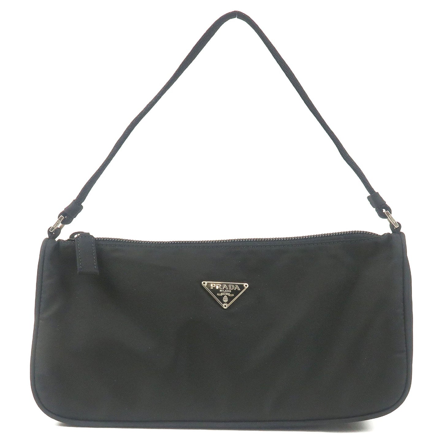 PRADA Nylon Pouch Purse Shoulder Bag NERO Black