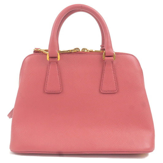 PRADA Leather 2Way Hand Bag Shoulder Bag Pink BL0838