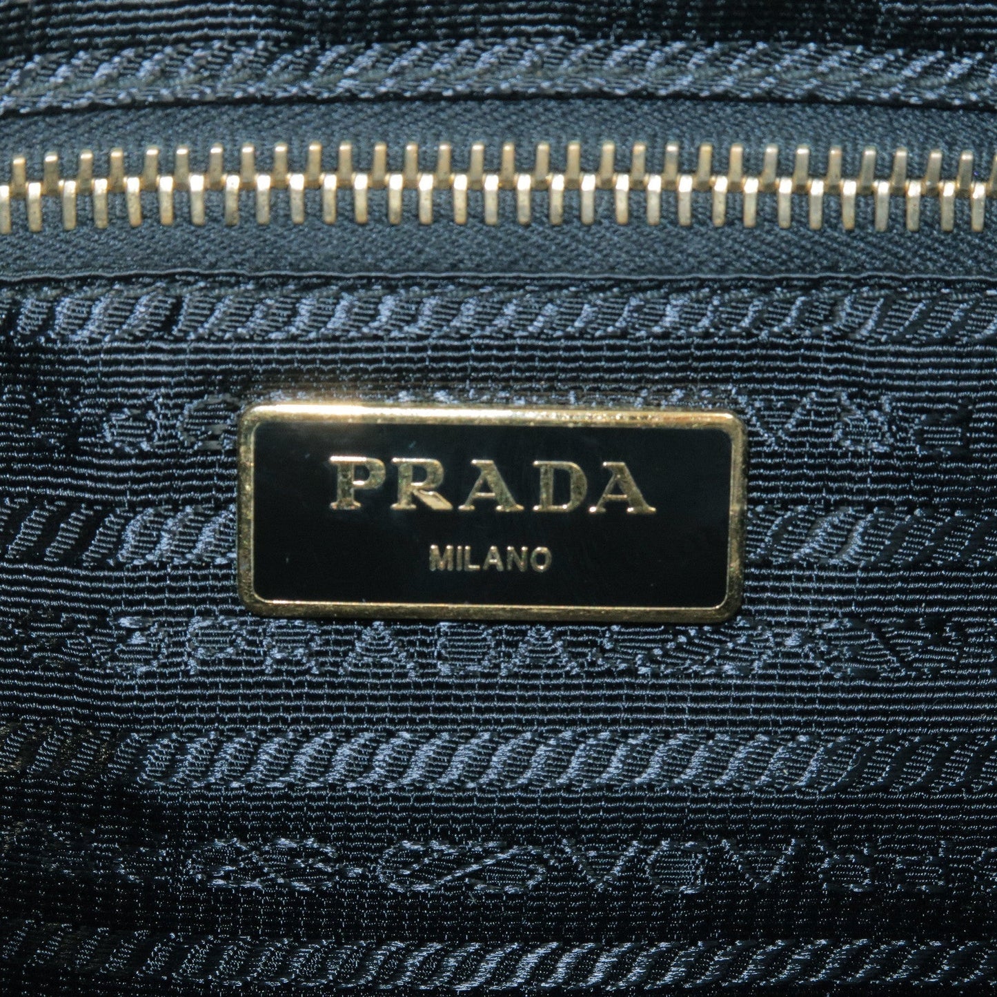 PRADA Nylon Leather Shoulder Bag Purse NERO Black BT0706