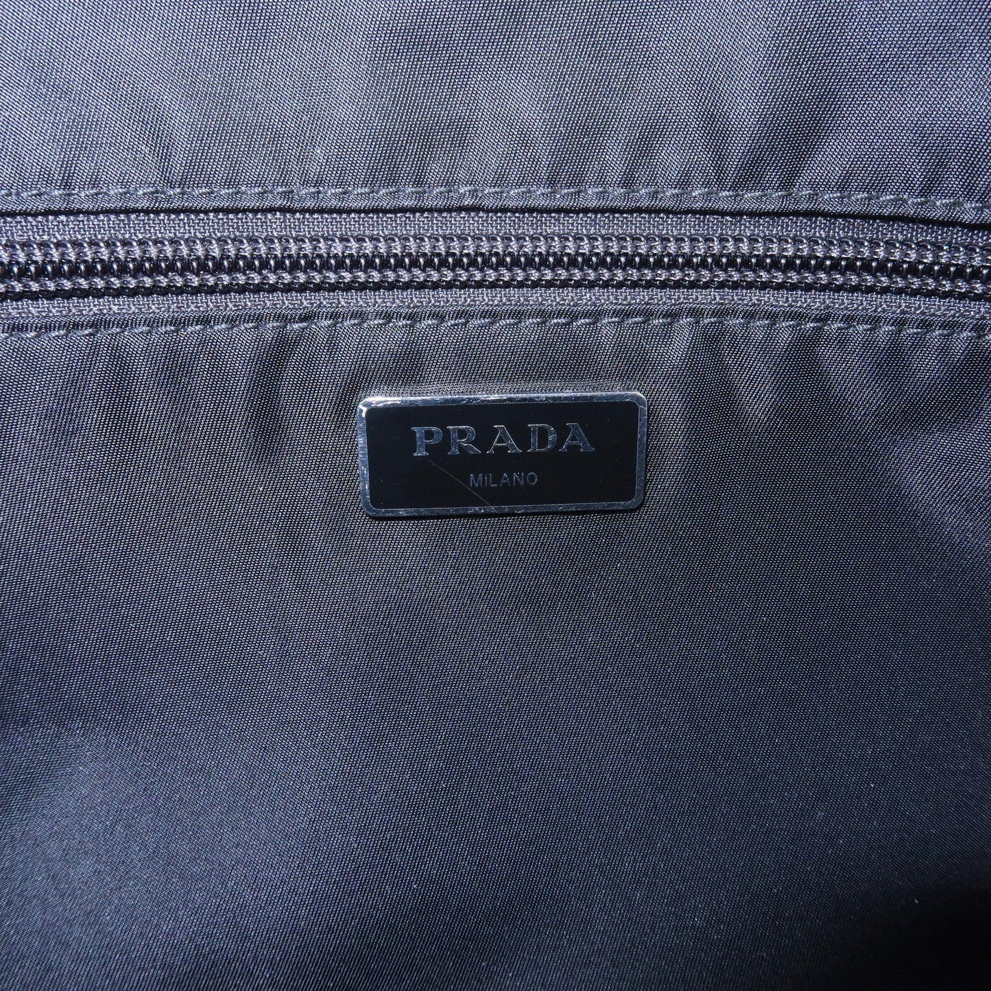 PRADA Logo Nylon Crossbody Bag Waist Bag Black 2VL005 NERO