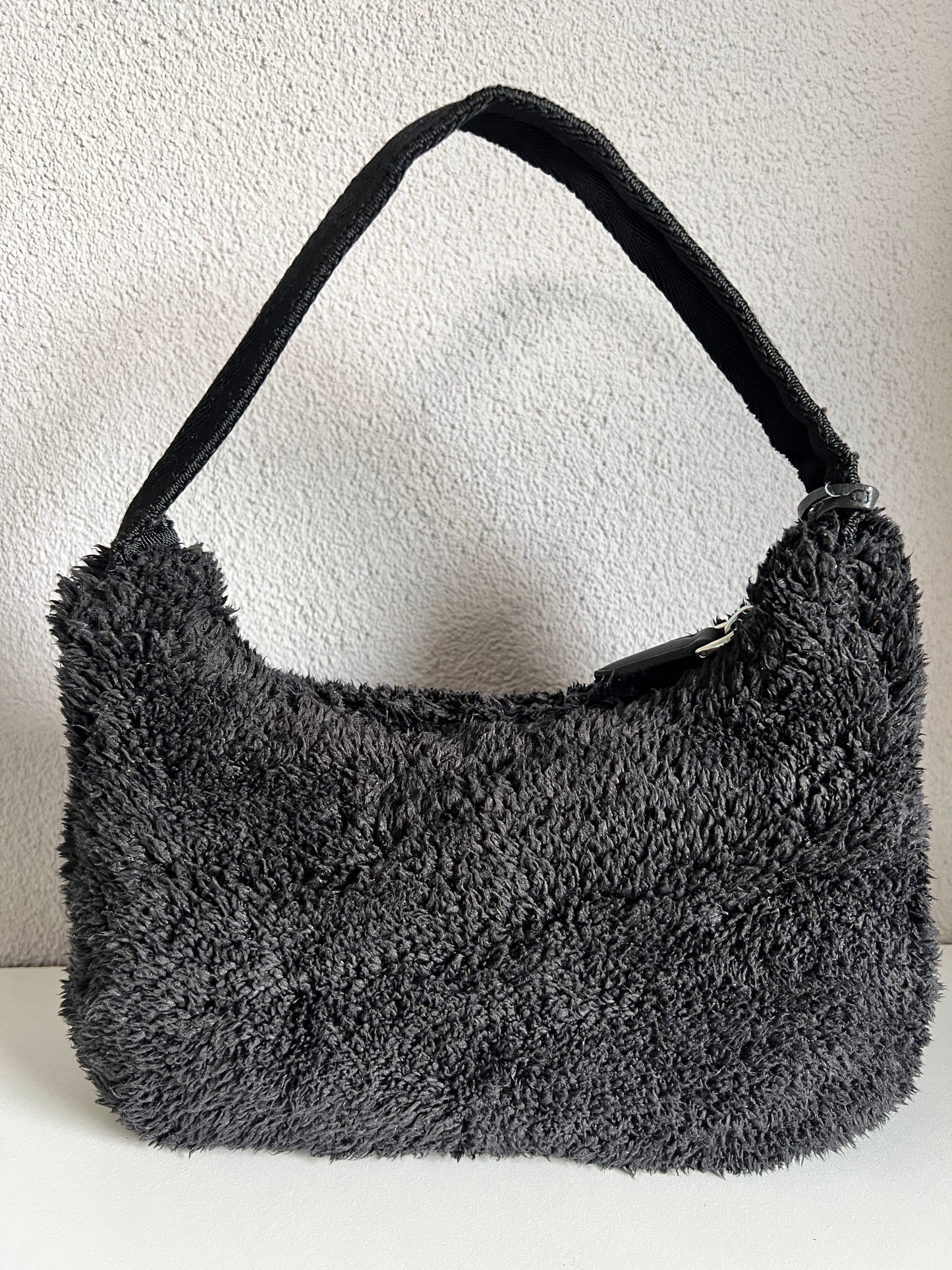 Prada faux fur re edition shoulder bag