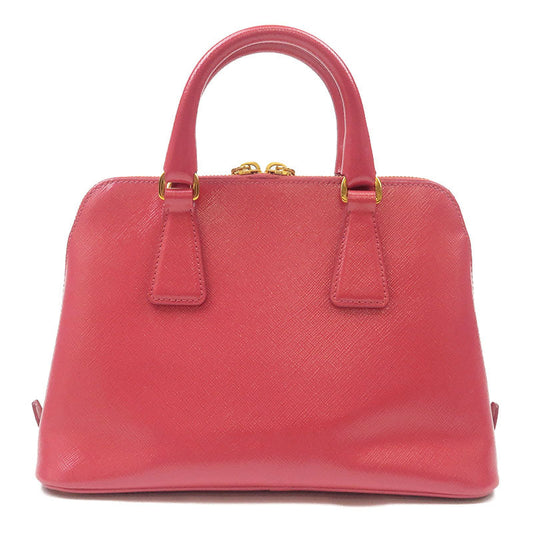 PRADA Saffiano Vernis 2Way Hand Bag PEONIA Pink BL0838