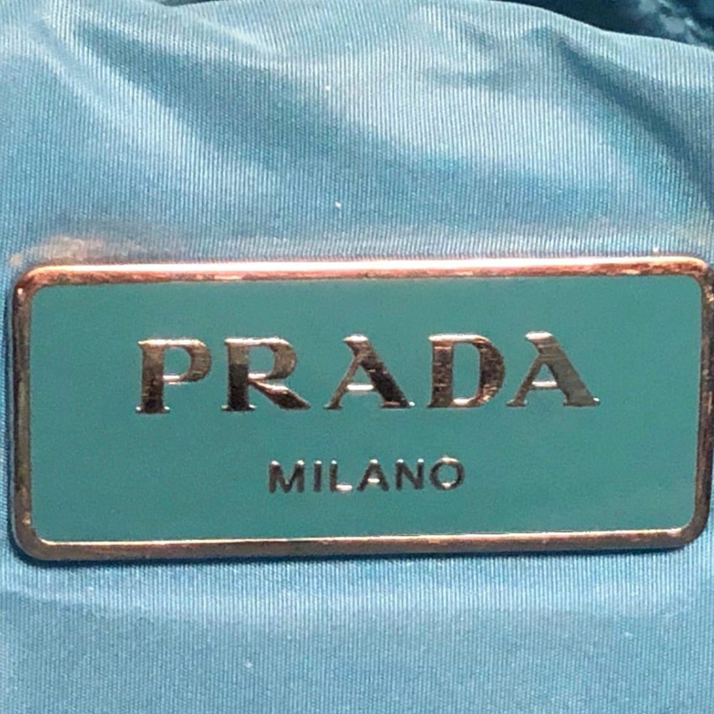 Prada Tessuto Bomber Tote Bag Green Nylon