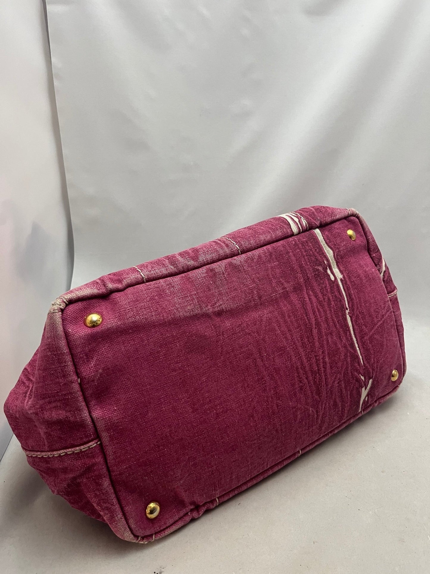 Prada pink Denimtaske