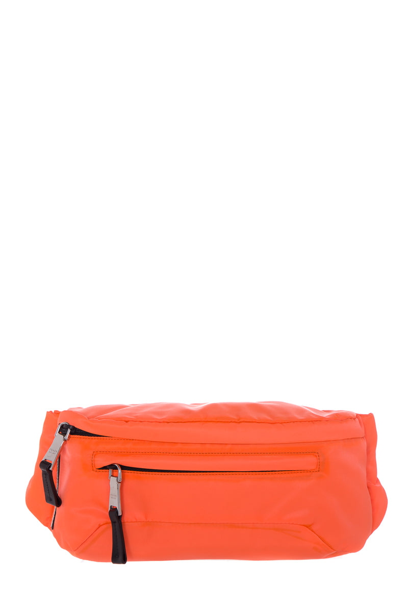 Prada Neon Orange Technical Front Fanny Pack