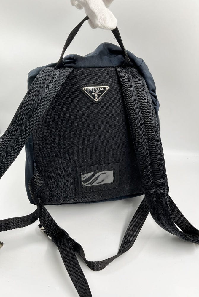 Prada Navy Nylon Backpack