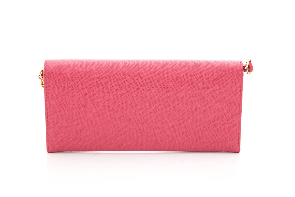 Prada Pink Wallet on Chain Cross-Body