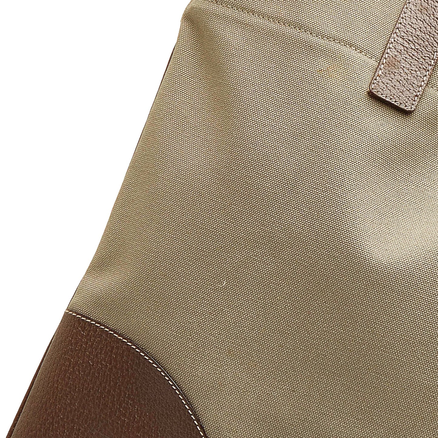 Brown Prada Canvas Tote Bag