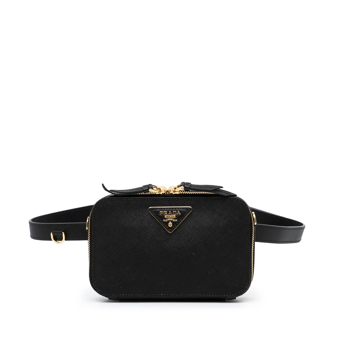 Prada Belt Bag Black Saffiano