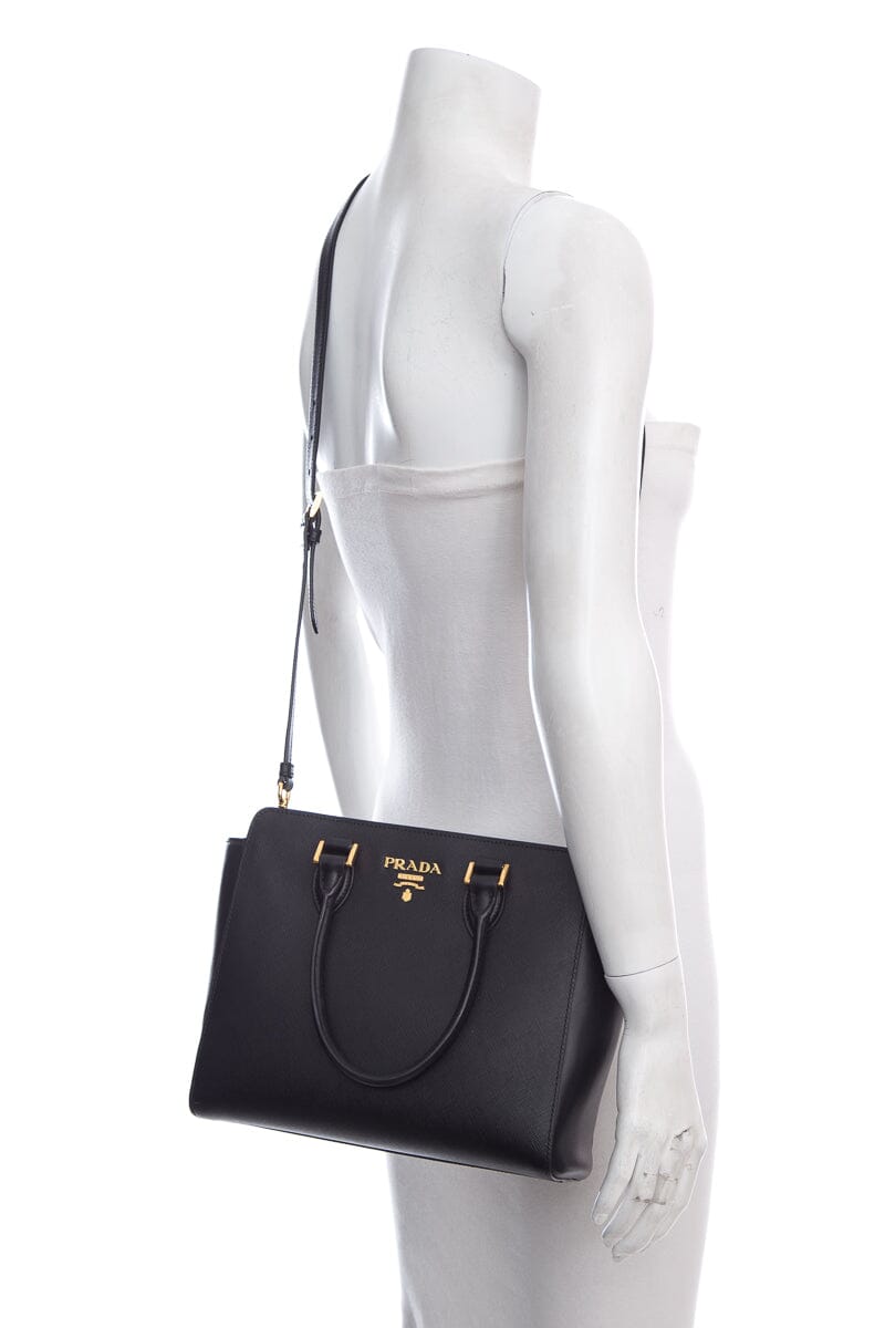 Prada Black Saffiano Leather Handbag