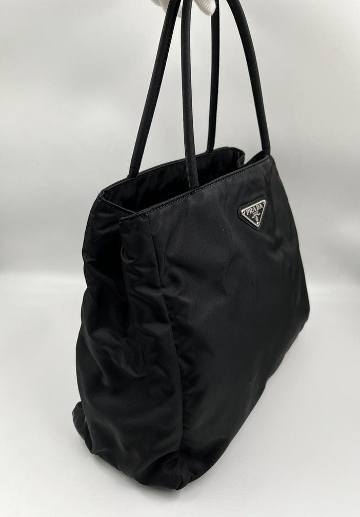 Prada Black Nylon Tote Bag