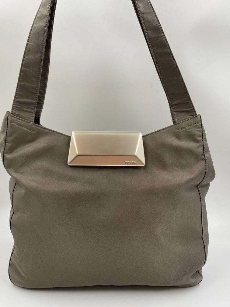 Prada Olive Green Tessuto Bag