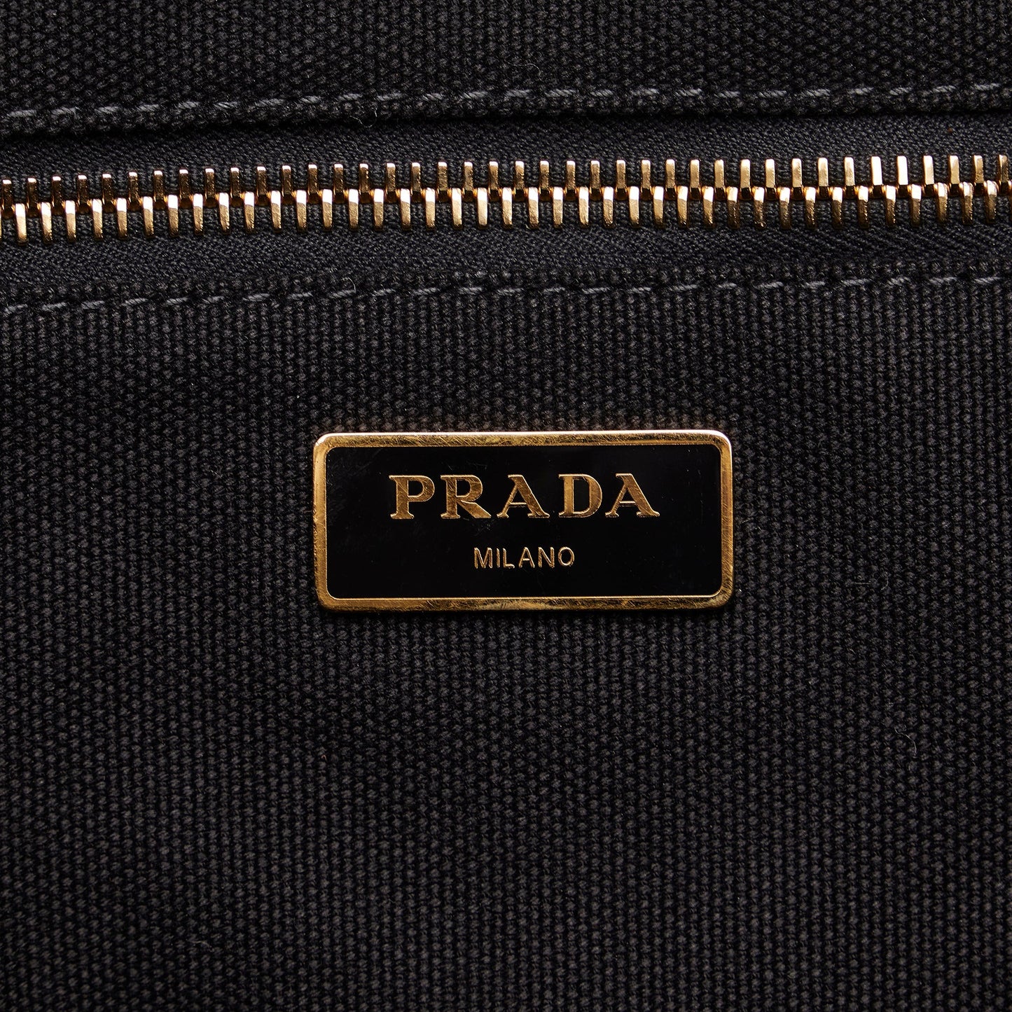 Brown Prada Canapa Camouflage Tote Bag