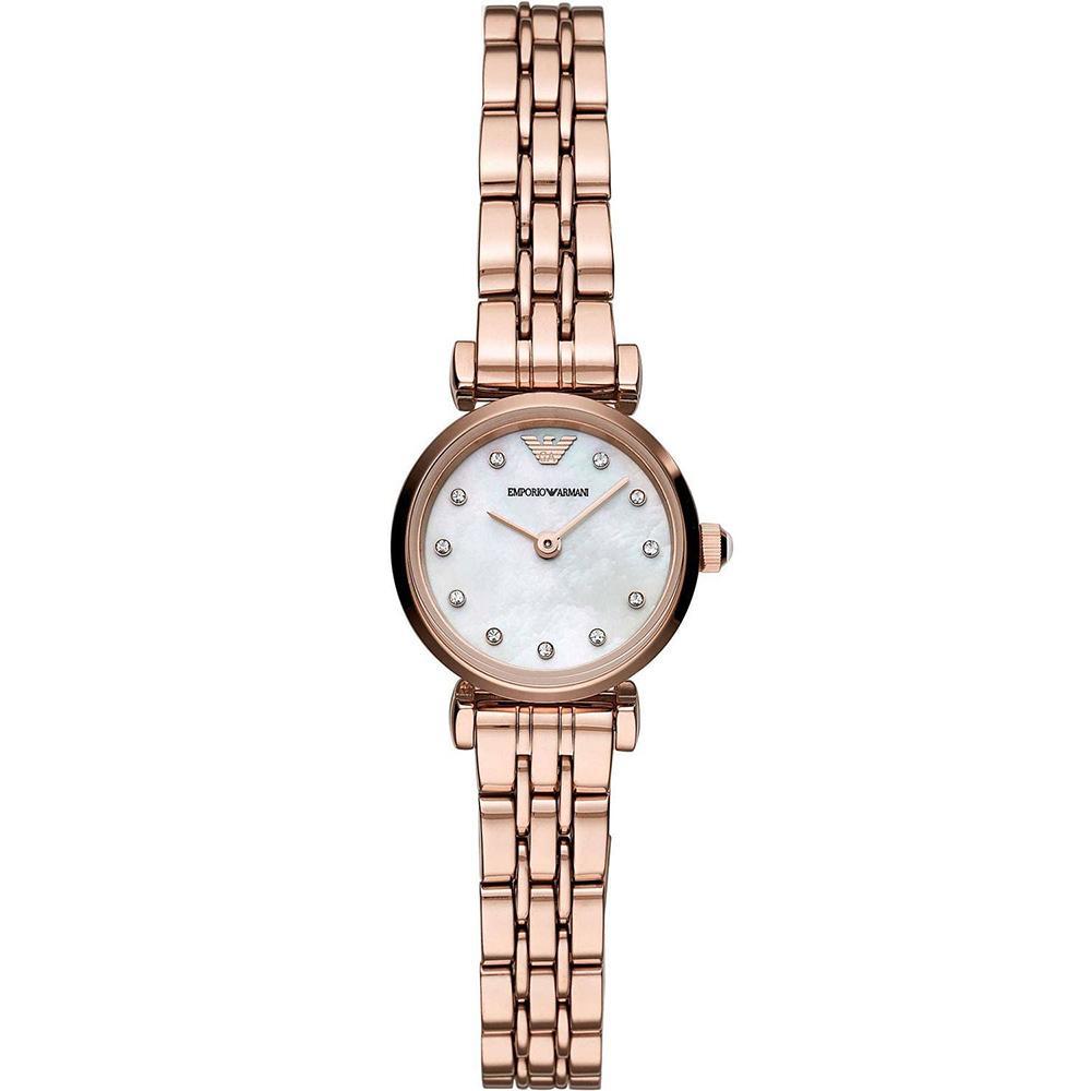 Ladies / Womens Rose Gold Gianni T-Bar Bracelet Emporio Armani Designer Watch AR11203