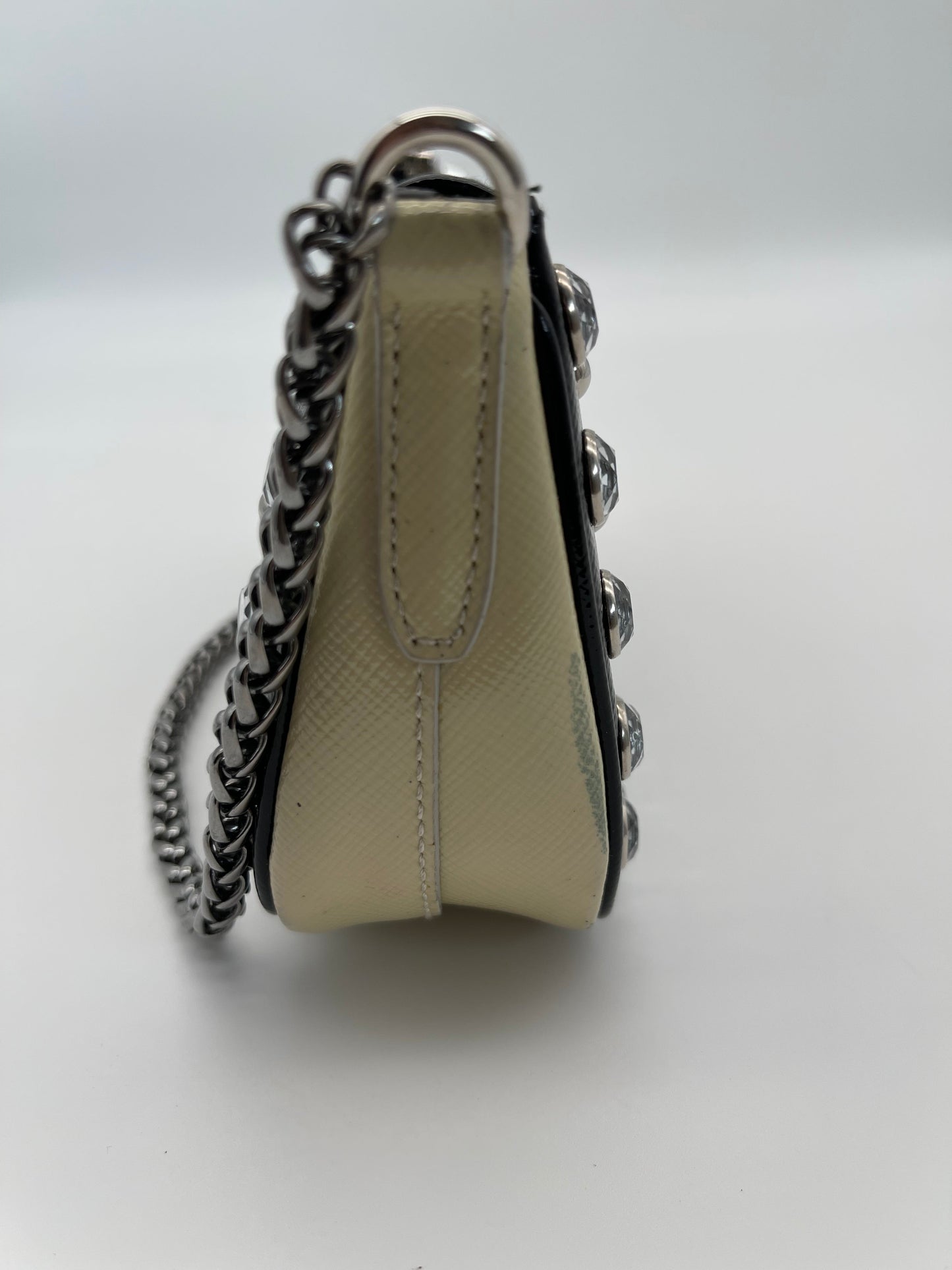 PRADA mini saffiano leather shoulder bag