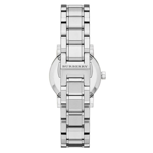 Ladies / Womens The City Silver Dial Stainless Steel Burberry Designer Watch BU9229